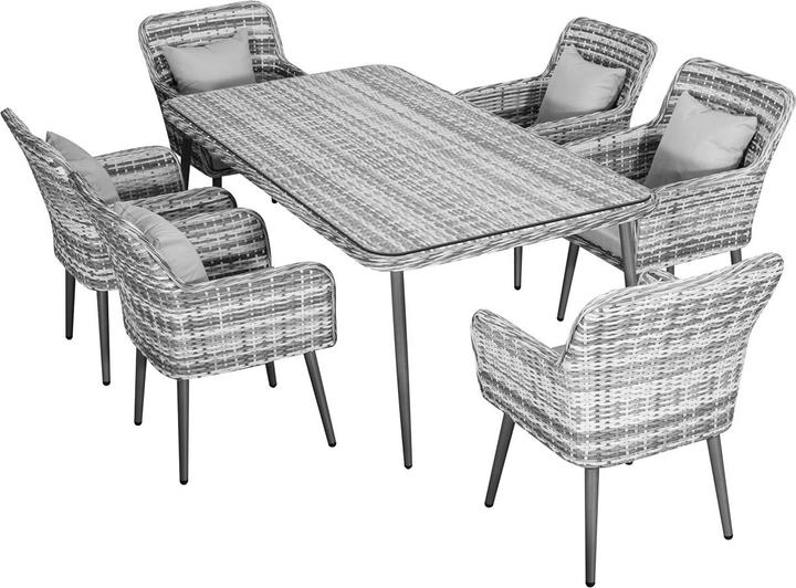Image du produit Jet-Line Set de jardin Quito gris (100 cm)