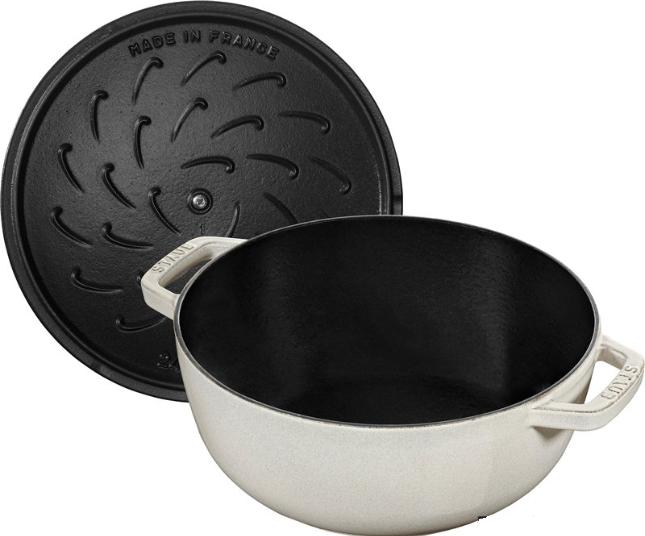 Actual product image Zwilling La Cocotte La Marmite, 24 cm | White truffle | r (24 cm, Casserole + Stewpot, Cast iron)