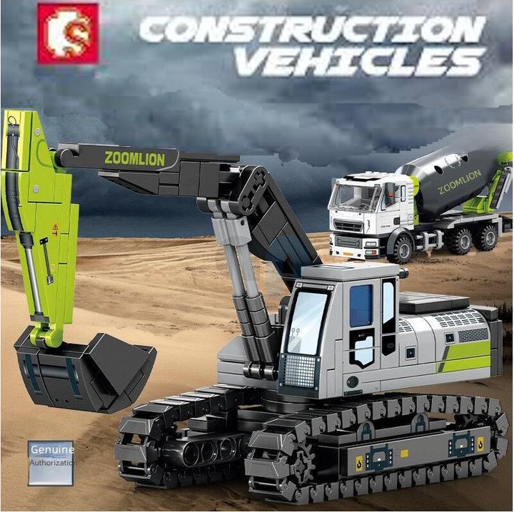 Produktbild Sembo 705103 - Rauppen-Bagger Zoomlion (236 Teile)