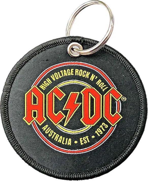 AC/DC Est. 1973 Schlüsselanhänger Doppelseitiger Aufnäher