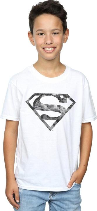 Actual product image Boys Superman Marble Logo T-Shirt (128)