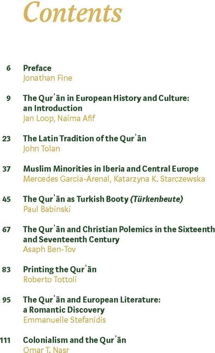 Produktbild The European Quran (Englisch, Jan Loop, Weltmuseum Wien, Naima Afif, 2024)