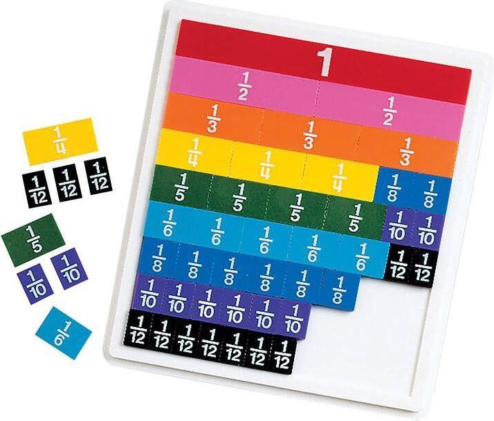 Image du produit Learning Resources Kafelki do matematyki Ułamki LER 0615 (tęcza)
