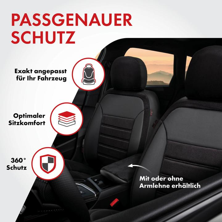 Immagine prodotto Walser Coprisedili per VW Tiguan (5N) 09/2007-07/2018, 2 coprisedili singoli