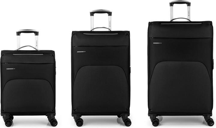 Gabol Zambia 4 Rollen Kofferset 3-teilig mit Dehnfalte (208 l, XL (ab 115l))