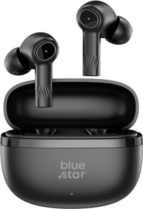 Wired headphones Blue Star BLUE STAR wireless earphones bluetooth TWS ENC + ANC AC20E black (DNC, ANC, 5.50 h, Senza fili)
