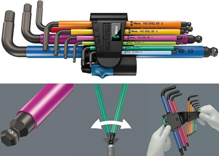 Produktbild Wera 950/9 Hex-Plus Multicolour HF 1