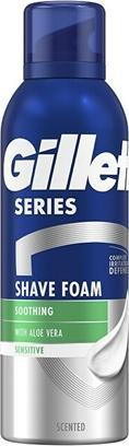 Gillette Revita l Shave Foam Series Sensitiv e Green Tea ( Revita l izing Shave Foam) 200 ml