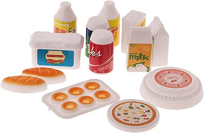 Produktbild Hermex Spielküche 26-teiliges Zubehör Set für Barbie Haushalt Puppenhaus