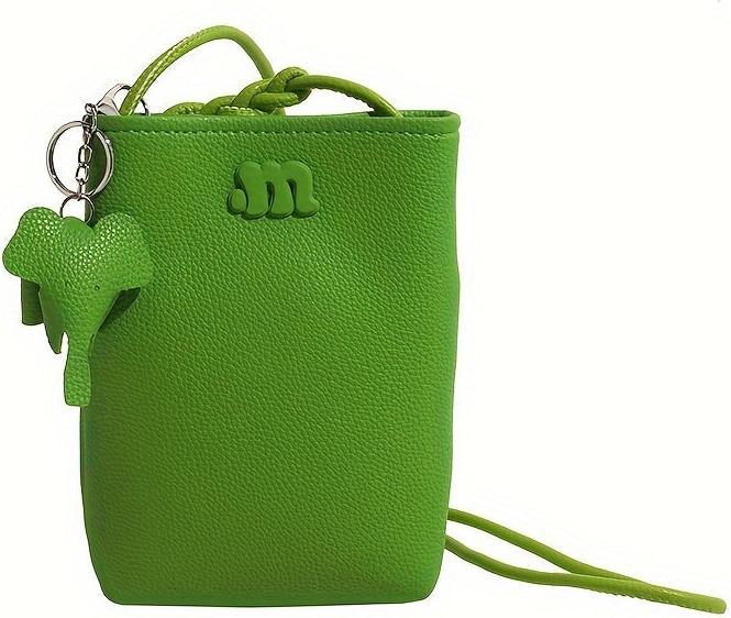 Image du produit Only-Bags.Store Mini sac croisé mignon, sac de téléphone mobile d'éléphant, sac d'épaule de seau de mode