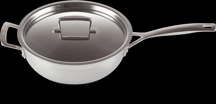 Immagine prodotto Le Creuset Padella Sauté (24 cm, Padella per friggere, Acciaio inossidabile)