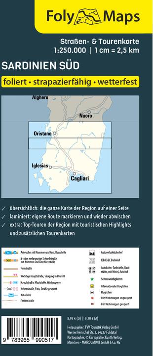 Produktbild FolyMaps Sardinien Süd