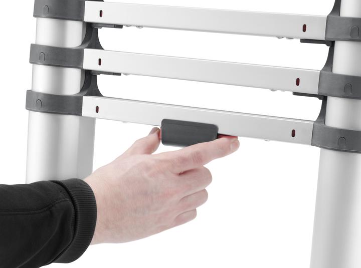 Produktbild Hailo FlexLine, Alu-Sicherheits-Teleskopleiter, 13 Sprossen (Anlegeleiter, 480 cm)