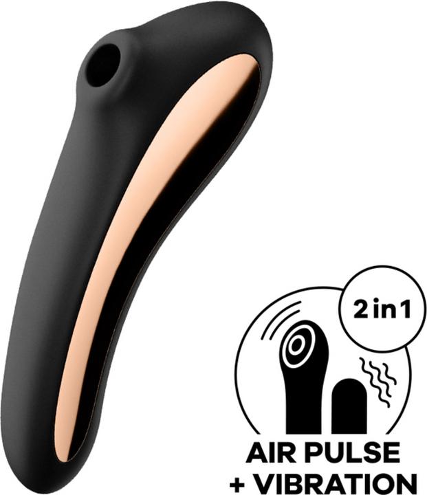 Actual product image Satisfyer Dual Kiss Air Pulse Vibrator