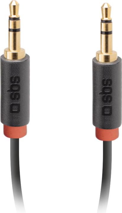 Image du produit SBS Prise audio/stéréo de 3,5 mm pour téléphones portables et smartphones (1.50 m, Jack 3,5 mm (AUX))