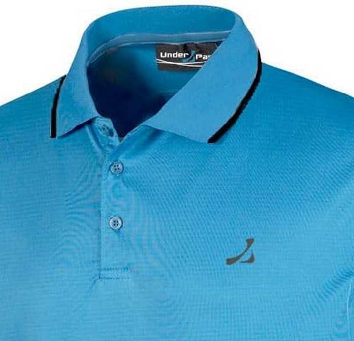 Actual product image Under Par Mens Waffle Knit Polo Shirt (XL)