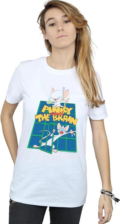 Image du produit Universal Textiles - T-shirt PINKY AND THE BRAIN LABORATORY - Femme (S)