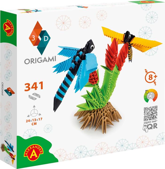 Produktbild Selecta Spielzeug ORIGAMI 3D - Libellen, 341-tlg. (341 Teile)