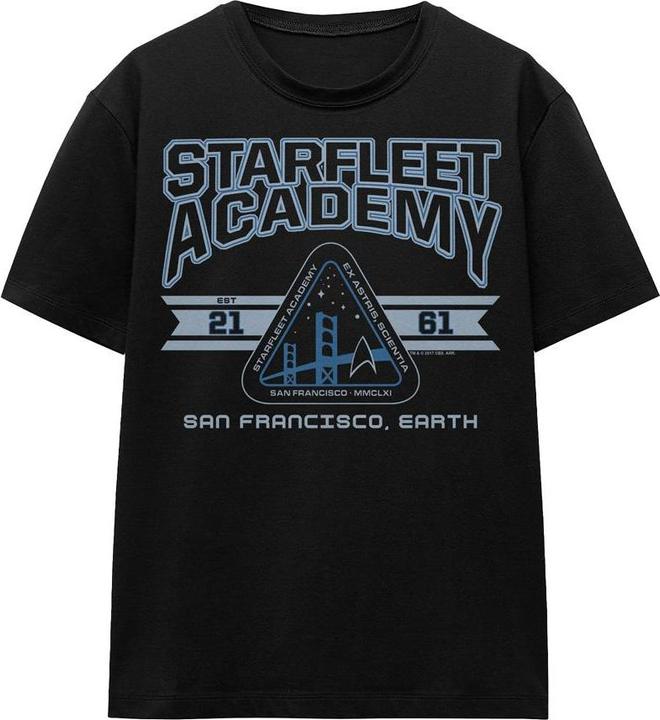 Actual product image Unisex Adult Starfleet Academy Earth T-Shirt (L)