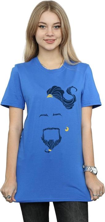Immagine prodotto Disney Aladdin Movie Genie Blue Face Maglietta Ampia Donna (4XL)