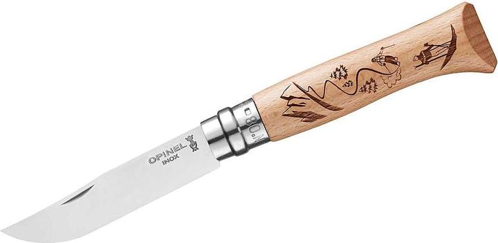 Actual product image Opinel 002188Knife No. 8 GRAVING SKI (8.50 cm)