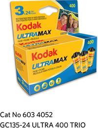 Actual product image Kodak Ultra Max 400 3x film 135/24
