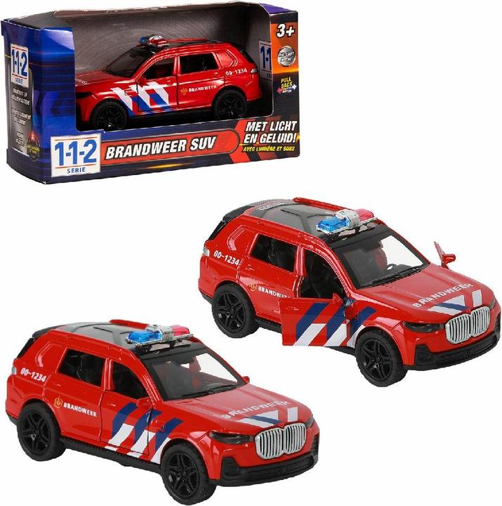 Productafbeelding Van der Meulen 112 Brandweerauto SUV 1:36 Met Licht+Geluid