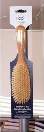 Image du produit Bürstenhaus Redecker Brosse à cheveux poils de sanglier clair doux emballage SS 22 cm