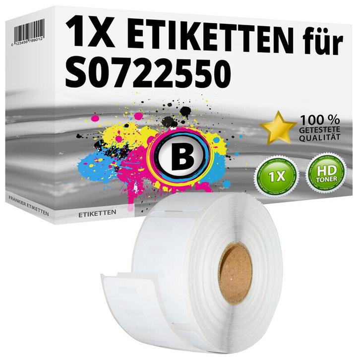 Produktbild Druckfuxx Etiketten für Dymo 11355 Labelwriter 310 320 330 400 SE 450 Twin Turbo