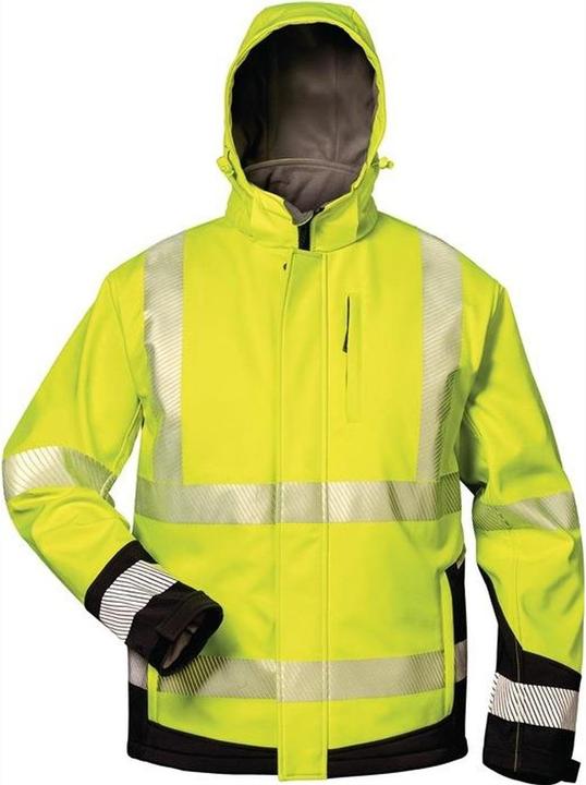 Produktbild Elysee Warnschutz-Softshelljacke Melvin Grösse L gelb/schwarz (L)
