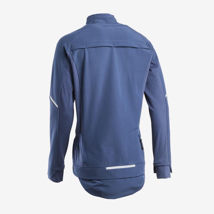 Image du produit Rockrider Veste hiver MTB vélo homme bleu (3XL)