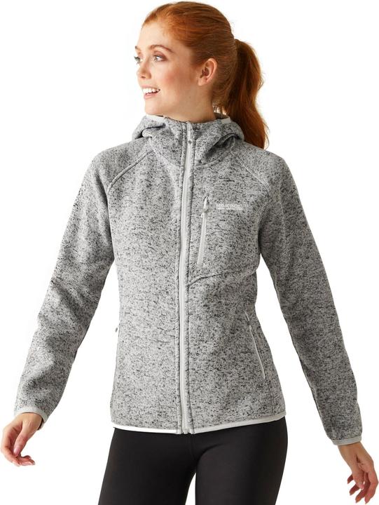 Actual product image Regatta Womens/Ladies Newhill Marl Hooded Fleece Jacket (42 D)