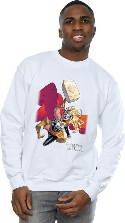 Actual product image Mens The Mighty Thor Mjolnir Sweatshirt (L)