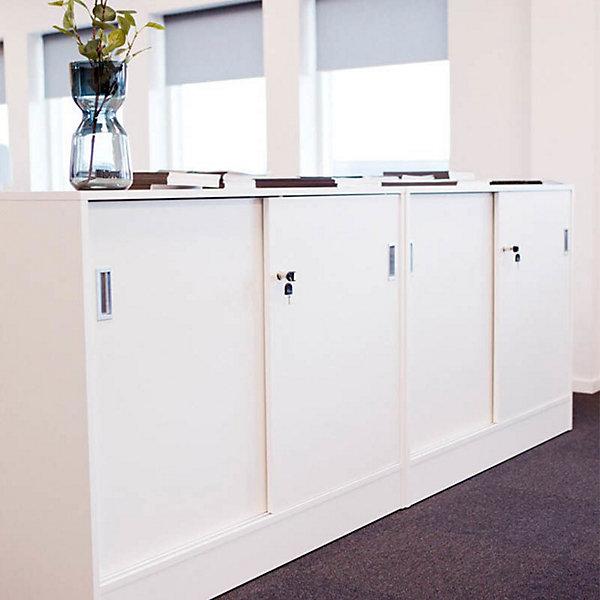 Actual product image kaiserkraft Chicago wardrobe with sliding doors