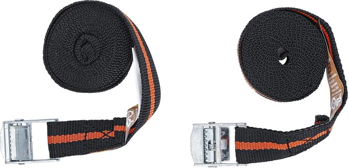 Produktbild BGS Spannband-Satz mit Schnellverschluss 2,5 m x 25 mm 2-tlg.