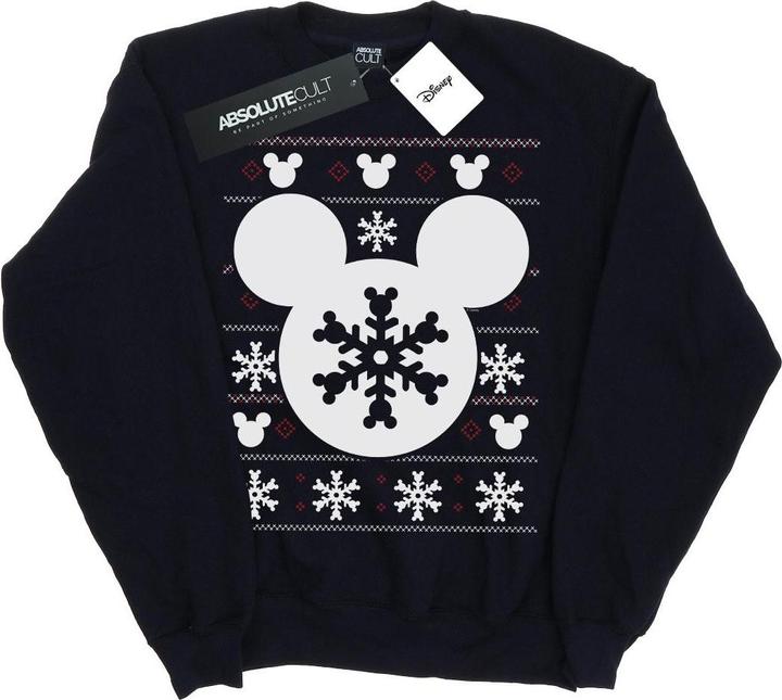 Disney Mickey Mouse Christmas Silhouette Sweatshirt