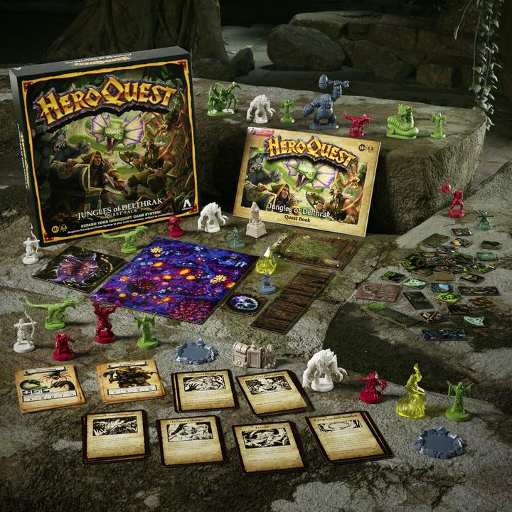 Produktbild Hasbro HeroQuest Brettspiel-Erweiterung Jungles of Delthrak Abenteuerpack *Englische Version* (Englisch)