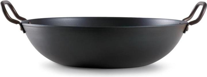 Immagine prodotto Skottsberg Wadjan in acciaio al carbonio, diametro 34 cm, 2 manici (34 cm, Wok, Acciaio al carbonio)
