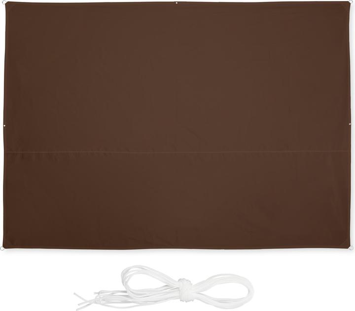 Relaxdays Vela-parasole (550 x 450 x 0,5 cm)