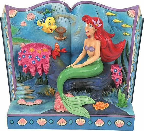 Produktbild Enesco Disney Traditions Die kleine Meerjungfrau Märchenbuch Ariel Unten