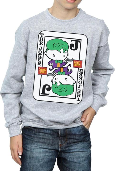 Produktbild Chibi Joker Playing Card Sweatshirt Jungen (152, 158)