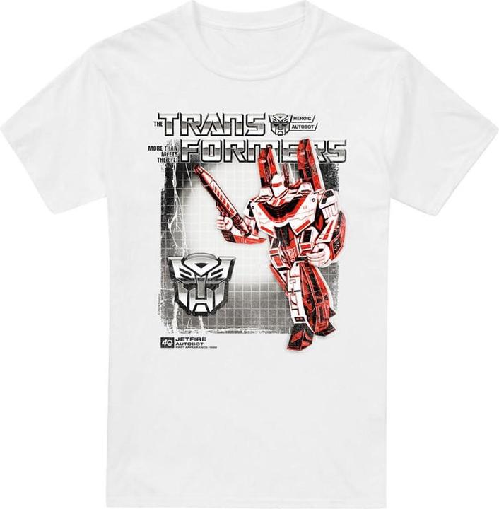 Actual product image Transformers Mens Jetfire Box 40th T-Shirt (M)