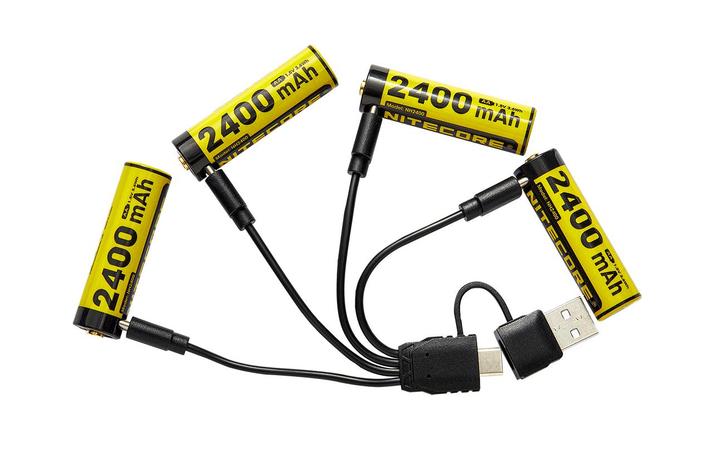 Actual product image Nitecore NH2400 (4 pcs., AA, 2400 mAh)