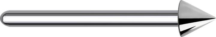 Produktbild Star Piercing Nasenstecker biegen silber mit Cone (Titan G23)