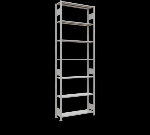 Système d'emboîtement pour rayonnage de base MULTIplus85 avec traverse de longueur