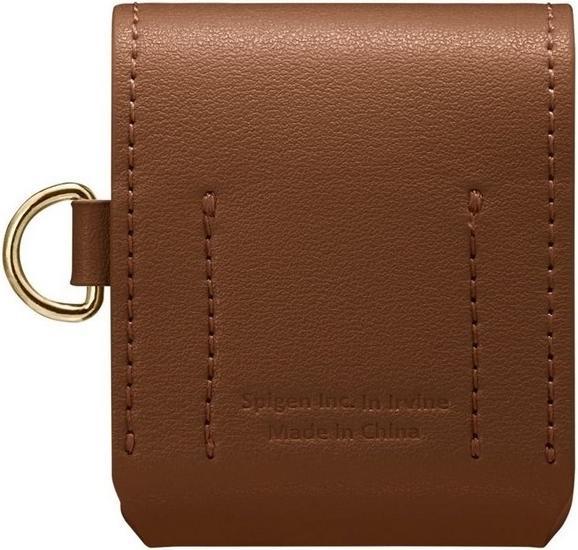 Image du produit Spigen Étui La Manon AirPods PU Leather brązowy/brown 074CS26378 (Sac pour écouteurs)