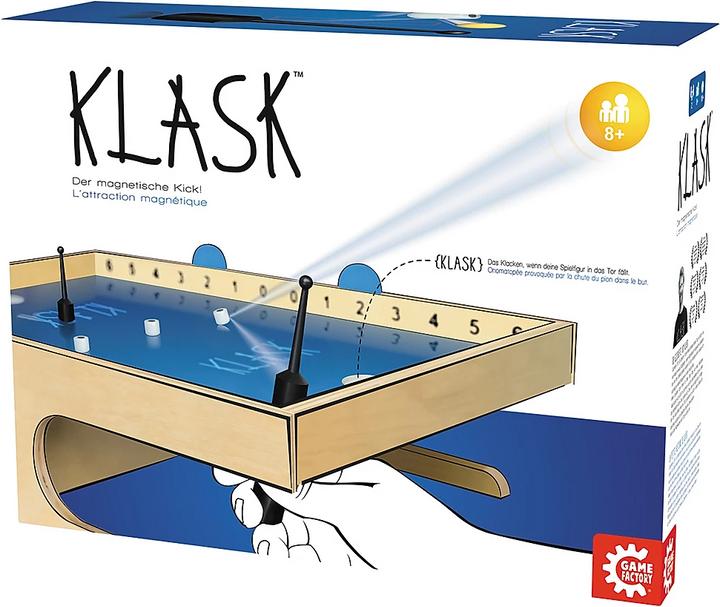 Actual product image Game Factory Klask (international version) (German, French, Italian)