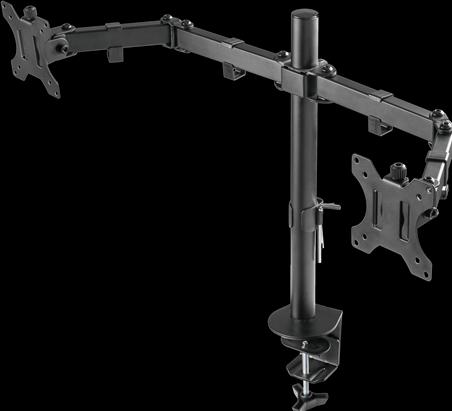 Actual product image Deltaco Gaming Dual monitor desk arm (Table, 32")