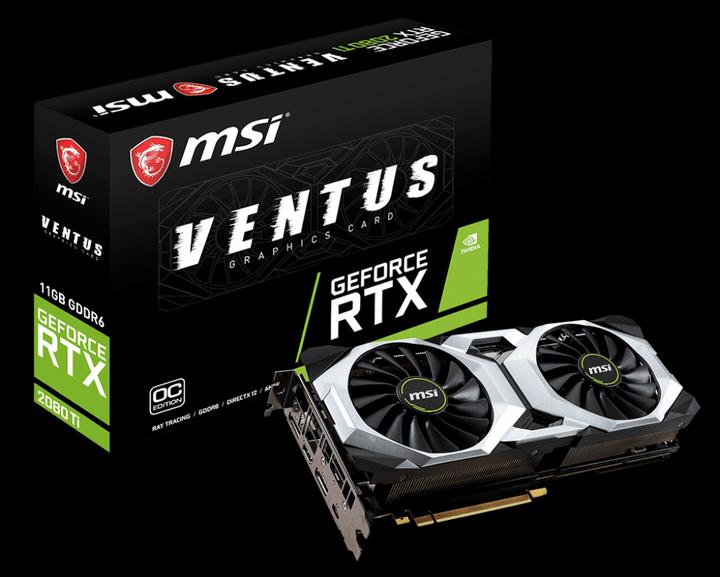 Produktbild MSI GeForce RTX 2080 Ti VENTUS (11 GB)