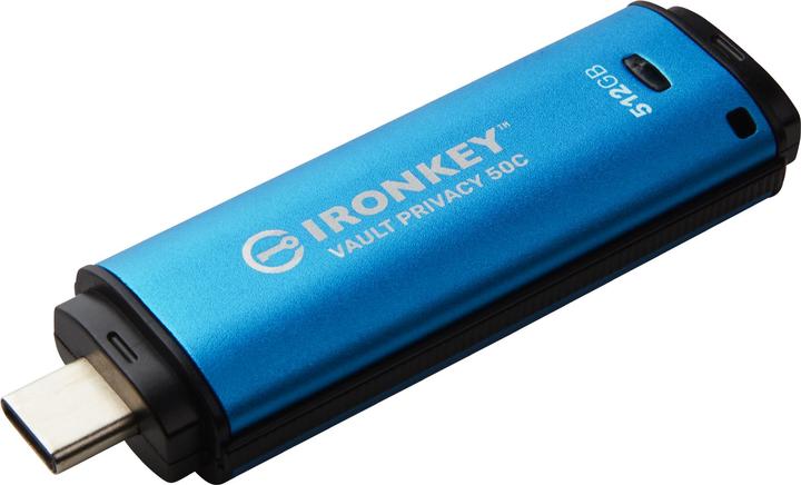 Produktbild Kingston Stick IronKey VP50C 512GB USB-C secure (512 GB, USB 3.2)
